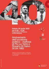 3° Posto Nazionale – 40° Anniversario dell’uccisione politico-mafiosa di Pio La Torre e Rosario Di Salvo 30.04.1982